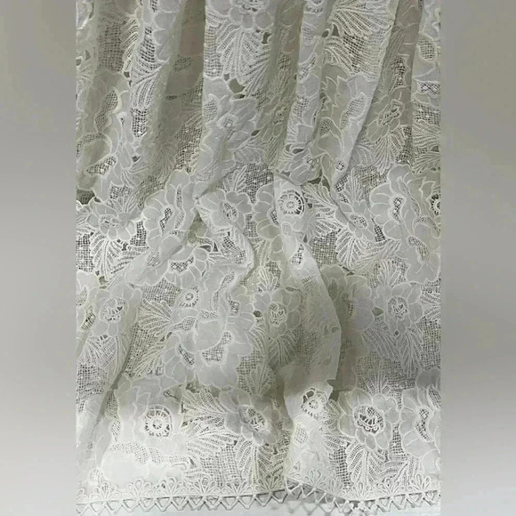 Zimmermann White Long Sleeve Mini Dress 1 US6 Master Chemisete Tunic Button Cuff - Picture 9 of 10